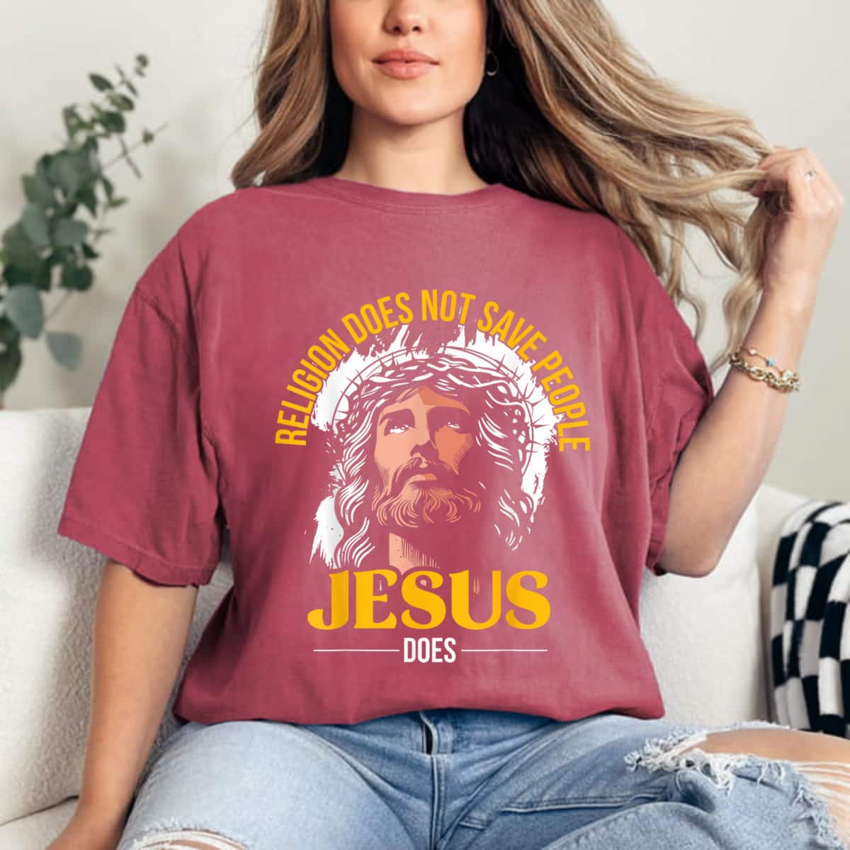 Jesus Christ And Faith Christian Bible And Love Jesus T-Shirt
