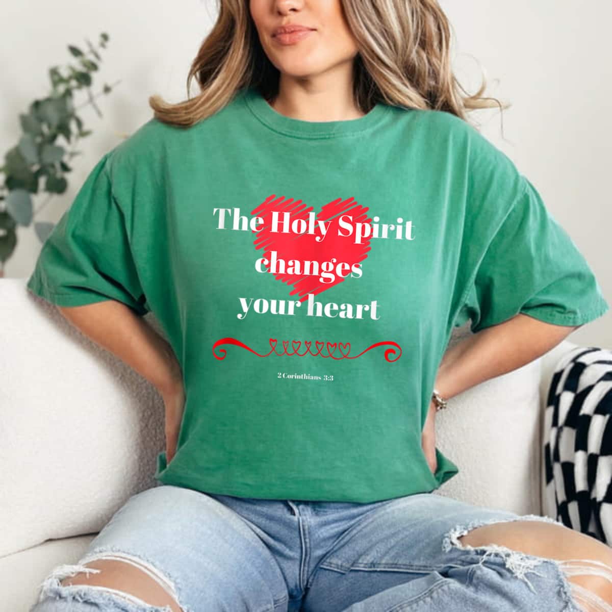 The Holy Spirit Changes Your Heart 2 Corinthians 33 T-Shirt The Holy Spirit Changes Your Heart 2 Corinthians 33 T-Shirt