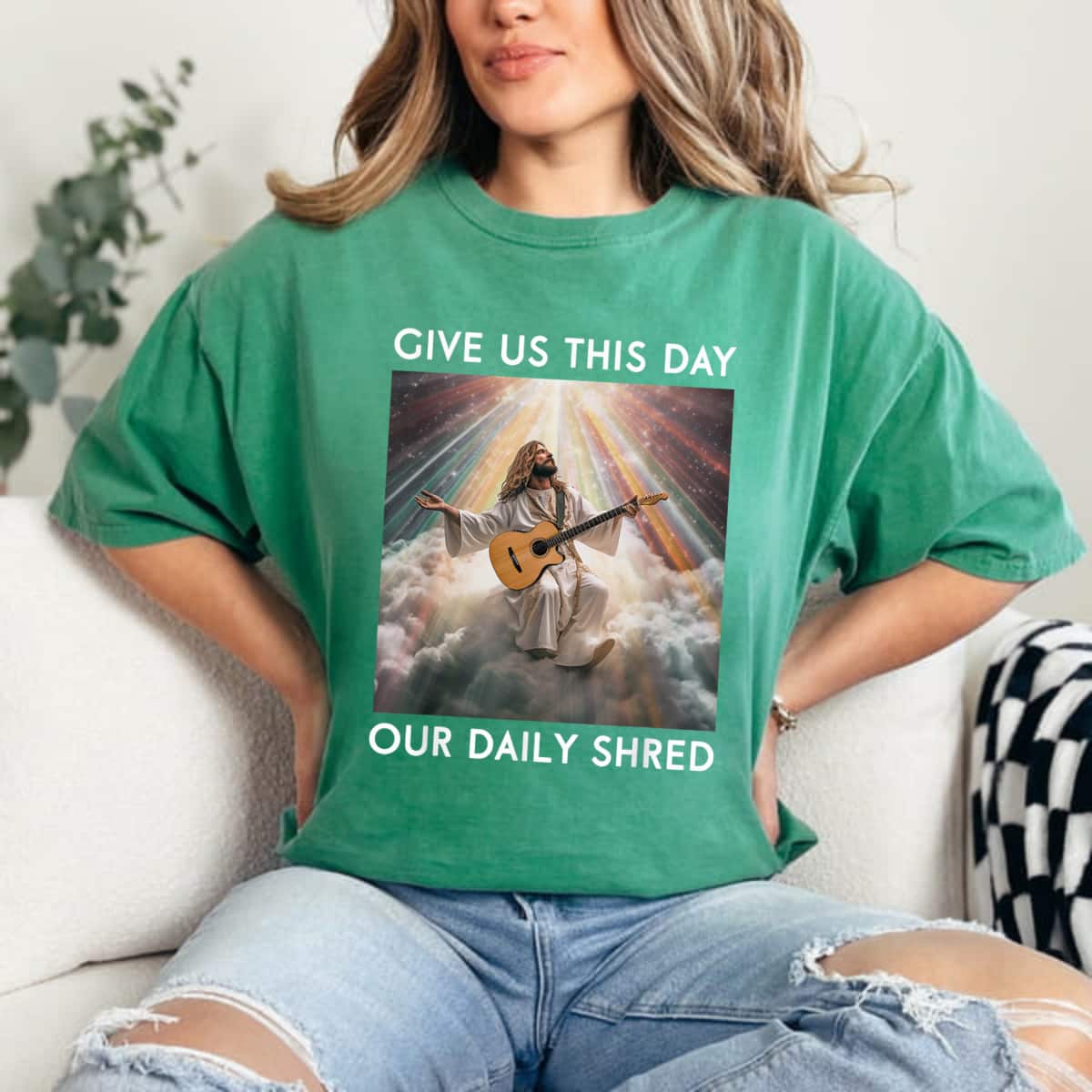 Funny Christian Gift Give Us This Day Our Daily Shred T-Shirt Funny Christian Gift Give Us This Day Our Daily Shred T-Shirt