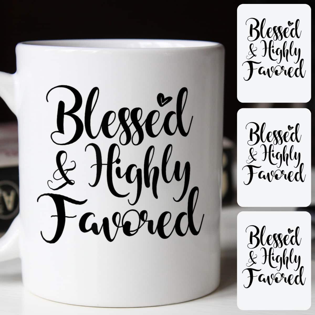 Blessed And Highly Favored Religious Spiritual T-Shirt Blessed And Highly Favored Religious Spiritual T-Shirt