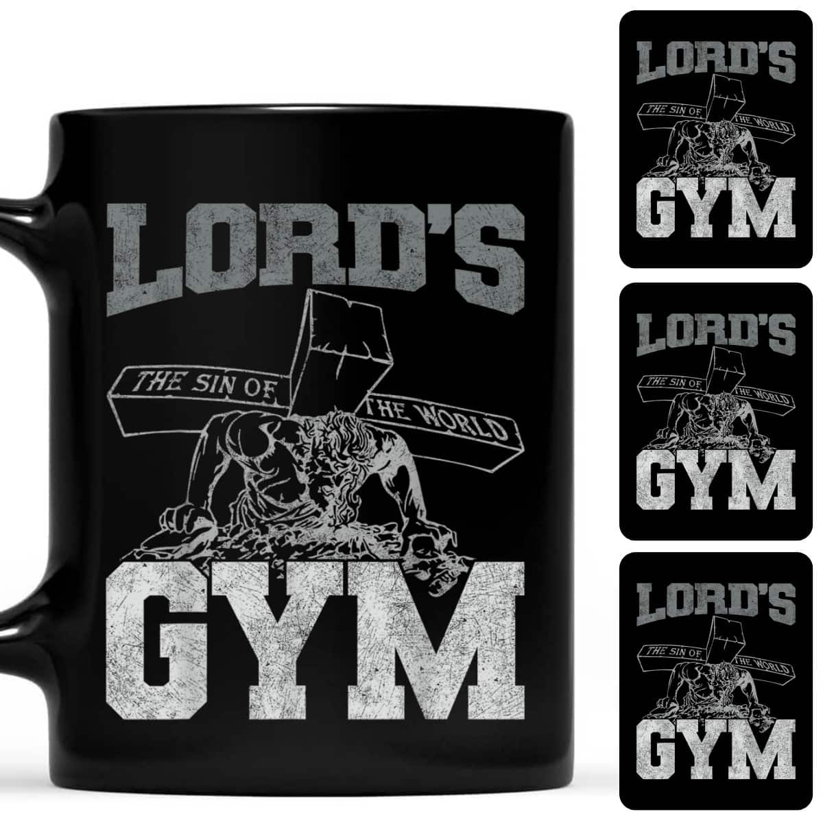 Lords Gym Lord's The Sin Of World Jesus T-Shirt Lords Gym Lord's The Sin Of World Jesus T-Shirt