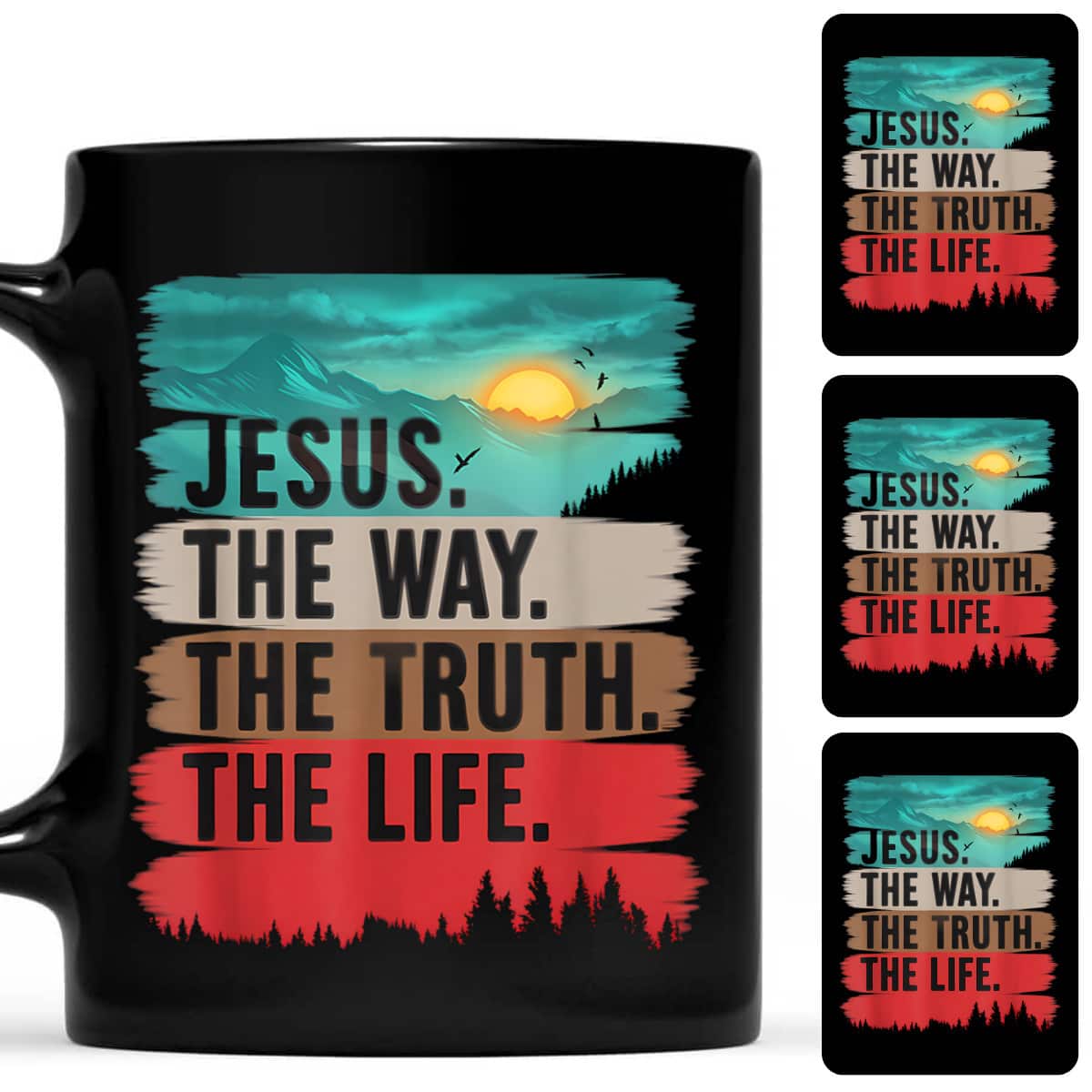 Jesus The Way Truth Life Christian Worship T-Shirt Jesus The Way Truth Life Christian Worship T-Shirt