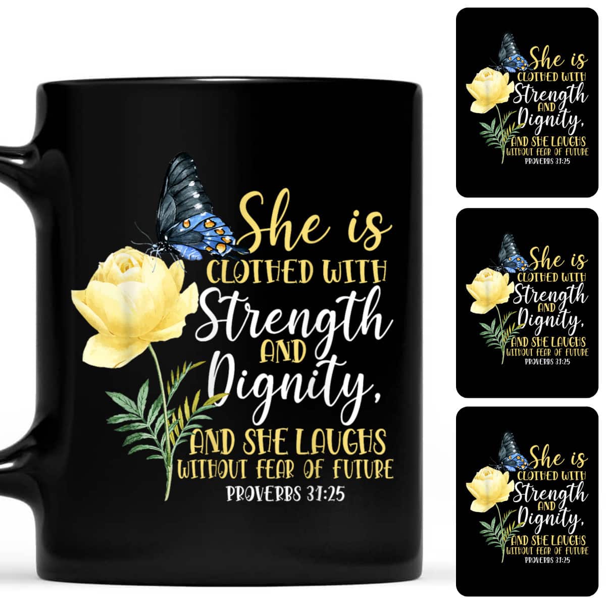 Christian Bible Verse Butterfly Rose Flower Proverbs 3125 T-Shirt Christian Bible Verse Butterfly Rose Flower Proverbs 3125 T-Shirt