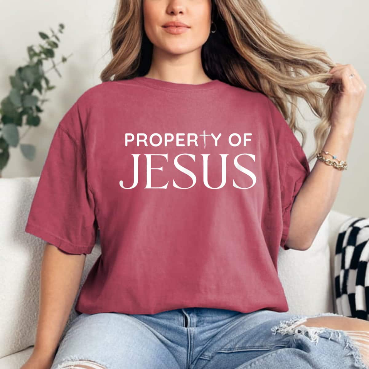 Property Of Jesus Christian Jesus Lover T-Shirt