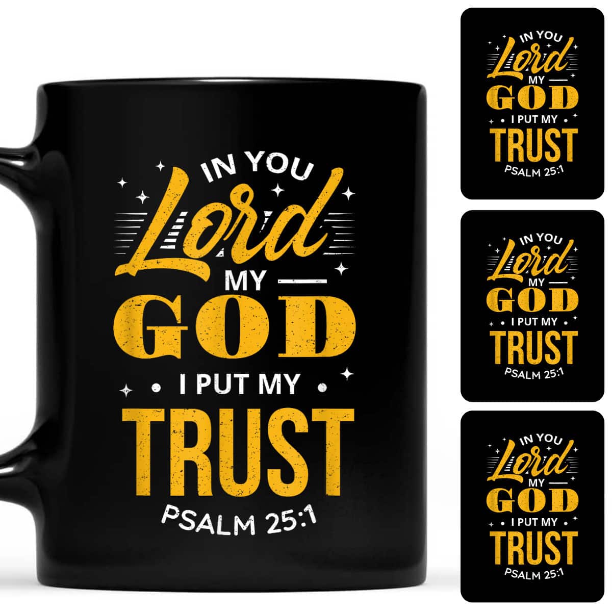 Trust In God Christian Inspirational Biblical Psalm Verse T-Shirt Trust In God Christian Inspirational Biblical Psalm Verse T-Shirt