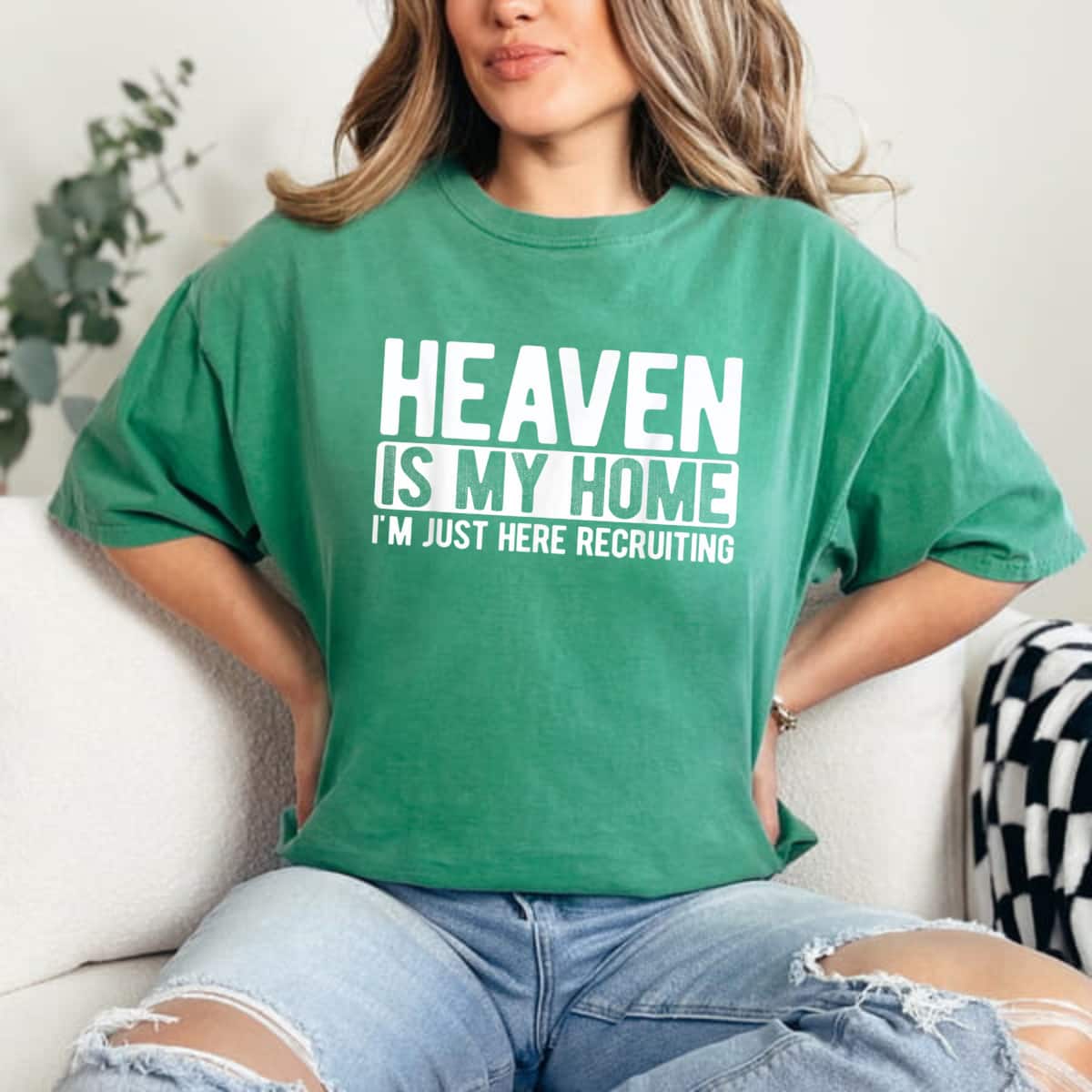 Heaven Is My Home Christian Religious Jesus T-Shirt