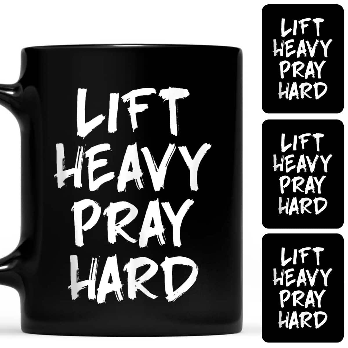 Lift Heavy Pray Hard Gym Workout Lifting For Christians T-Shirt Lift Heavy Pray Hard Gym Workout Lifting For Christians T-Shirt