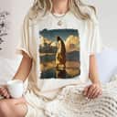 Jesus Christ Walking On Water Christian Bible Graphic T-Shirt