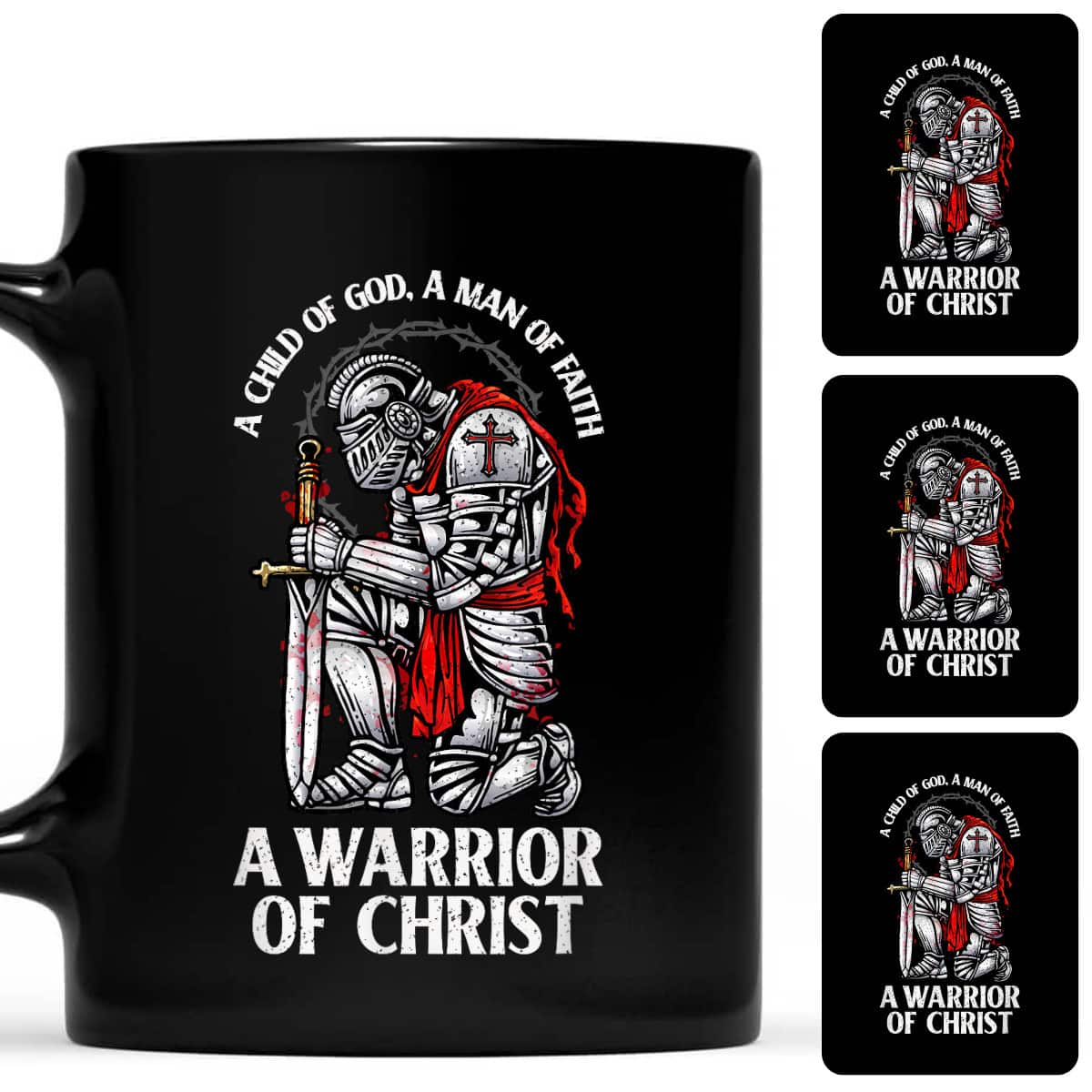 Christian Religious Warrior Of Christ Faithful Knight T-Shirt Christian Religious Warrior Of Christ Faithful Knight T-Shirt