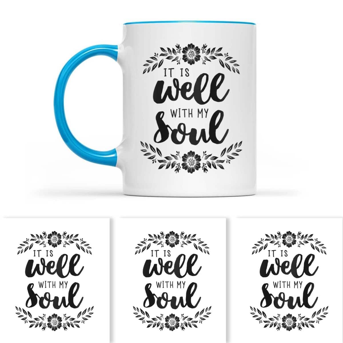It Is Well With My Soul Christian Religious Faith T-Shirt It Is Well With My Soul Christian Religious Faith T-Shirt