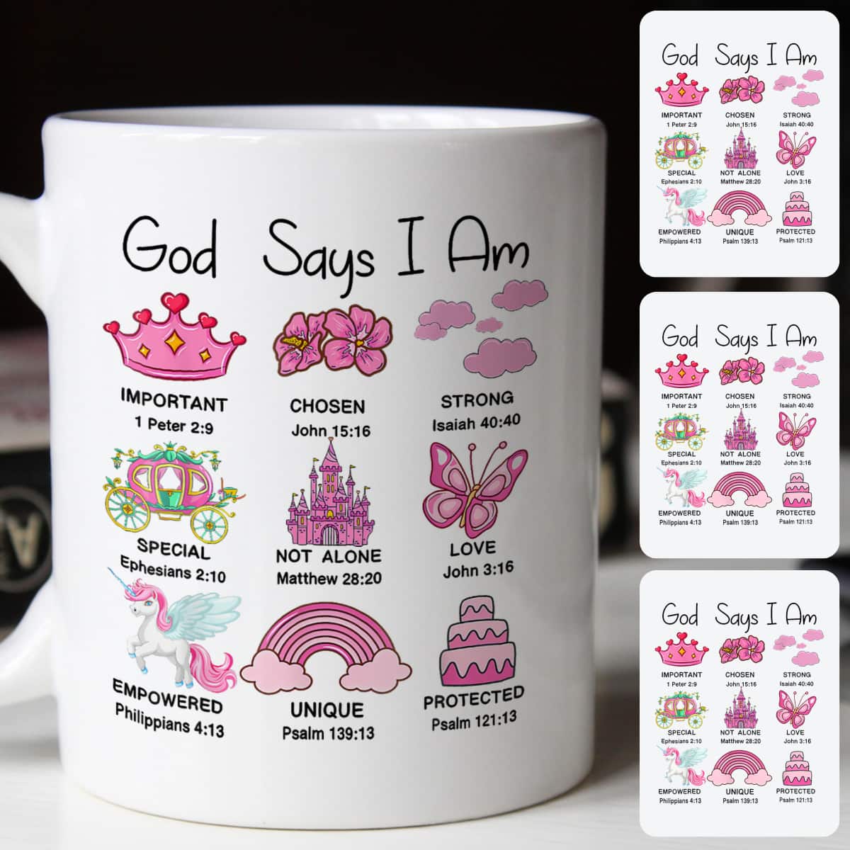 Jesus God Says I Am Christian Bible Verse Religious Faith Gift T-Shirt Jesus God Says I Am Christian Bible Verse Religious Faith Gift T-Shirt