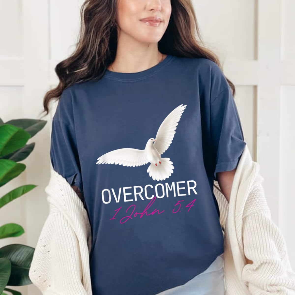 Christian Faith Overcomer Motivational Inspirational T-Shirt