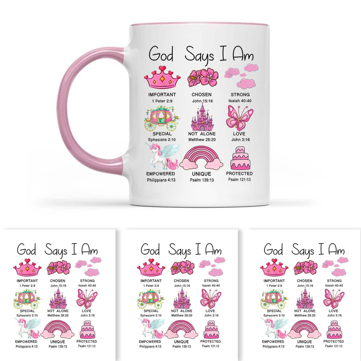 Jesus God Says I Am Christian Bible Verse Religious Faith Gift T-Shirt Jesus God Says I Am Christian Bible Verse Religious Faith Gift T-Shirt