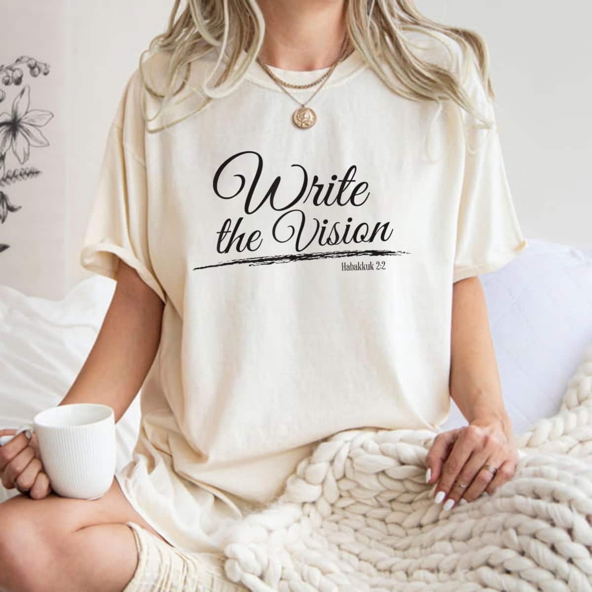 Write The Vision Christian Entrepreneur Bible Verse T-Shirt