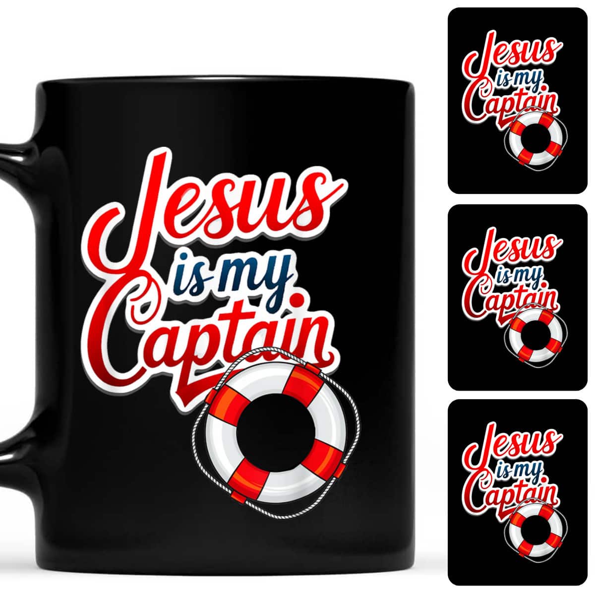 Christian Jesus Is My Captain Religious Gift T-Shirt Christian Jesus Is My Captain Religious Gift T-Shirt
