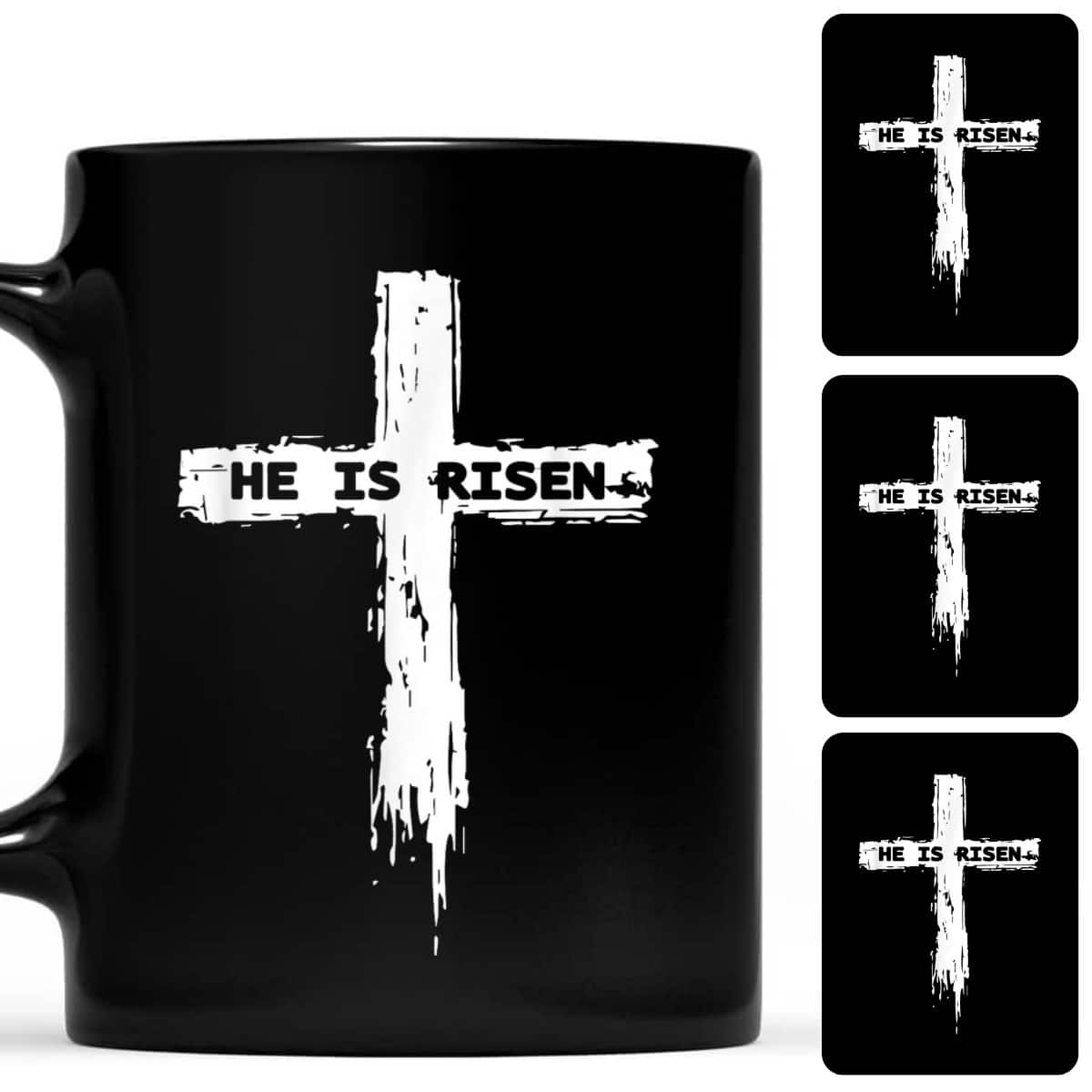 Christian Cross Religious He Is Risen T-Shirt Christian Cross Religious He Is Risen T-Shirt