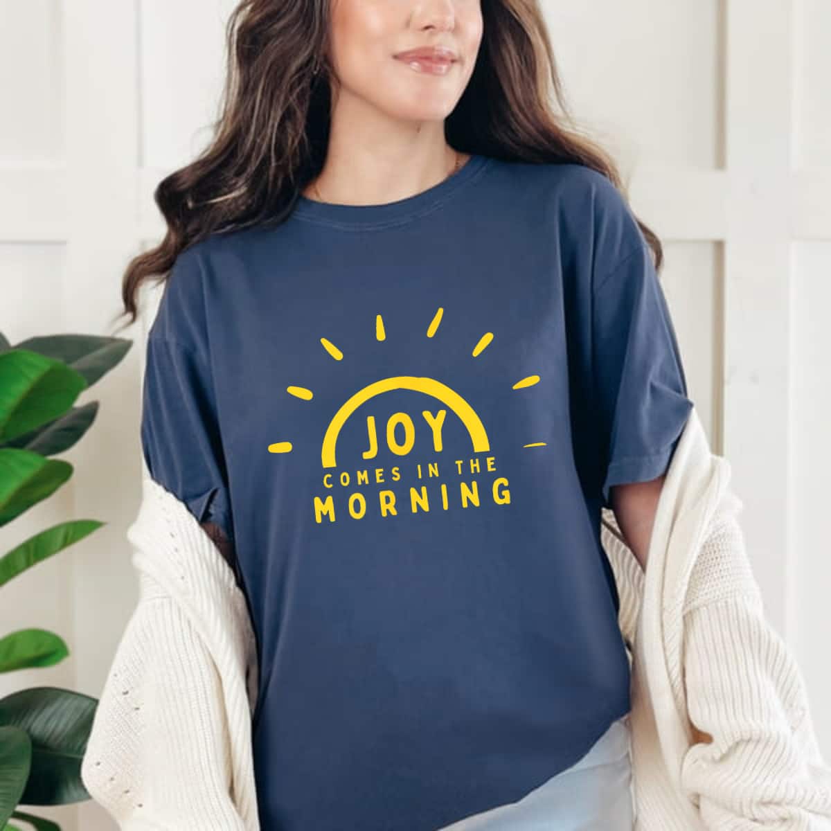 Joy Comes In The Morning Psalm 305 Christian Cheer T-Shirt