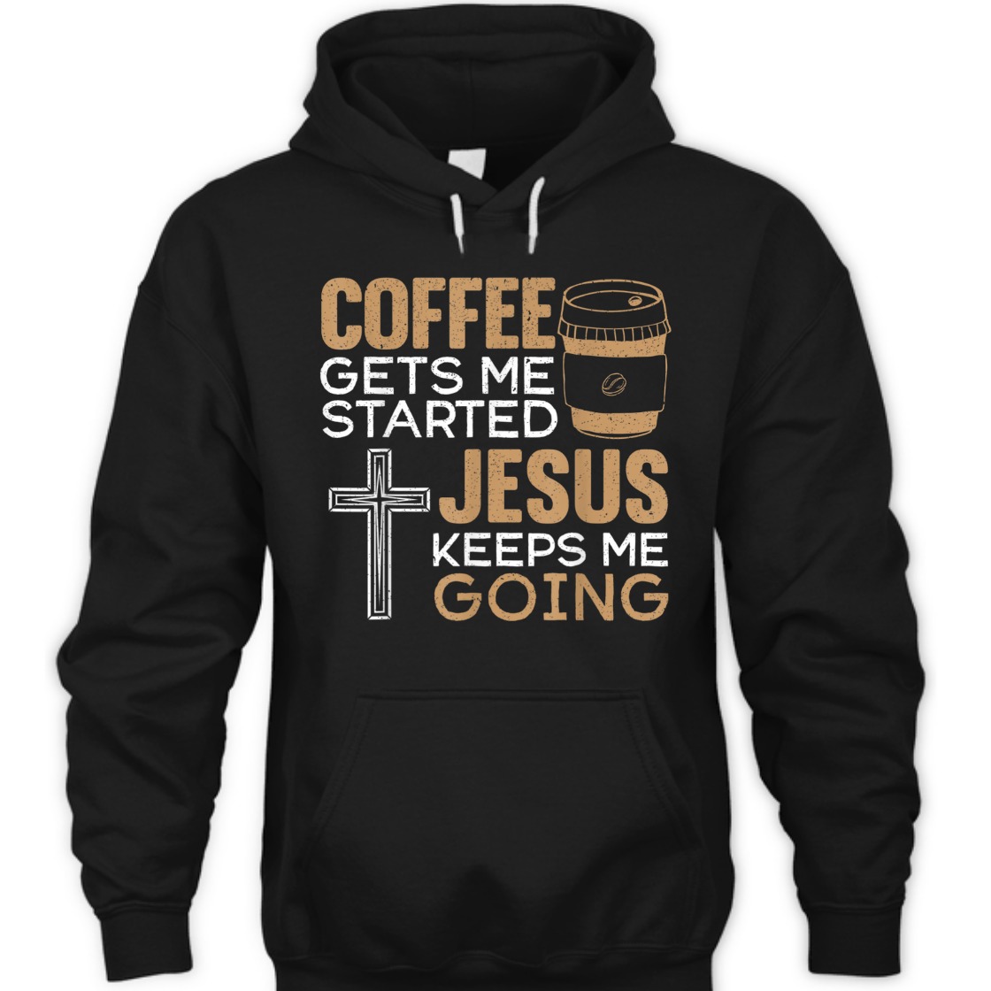 Coffee Get Me Started Jesus Keeps Me Going Funny Christian Religious T-Shirt Coffee Get Me Started Jesus Keeps Me Going Funny Christian Religious T-Shirt