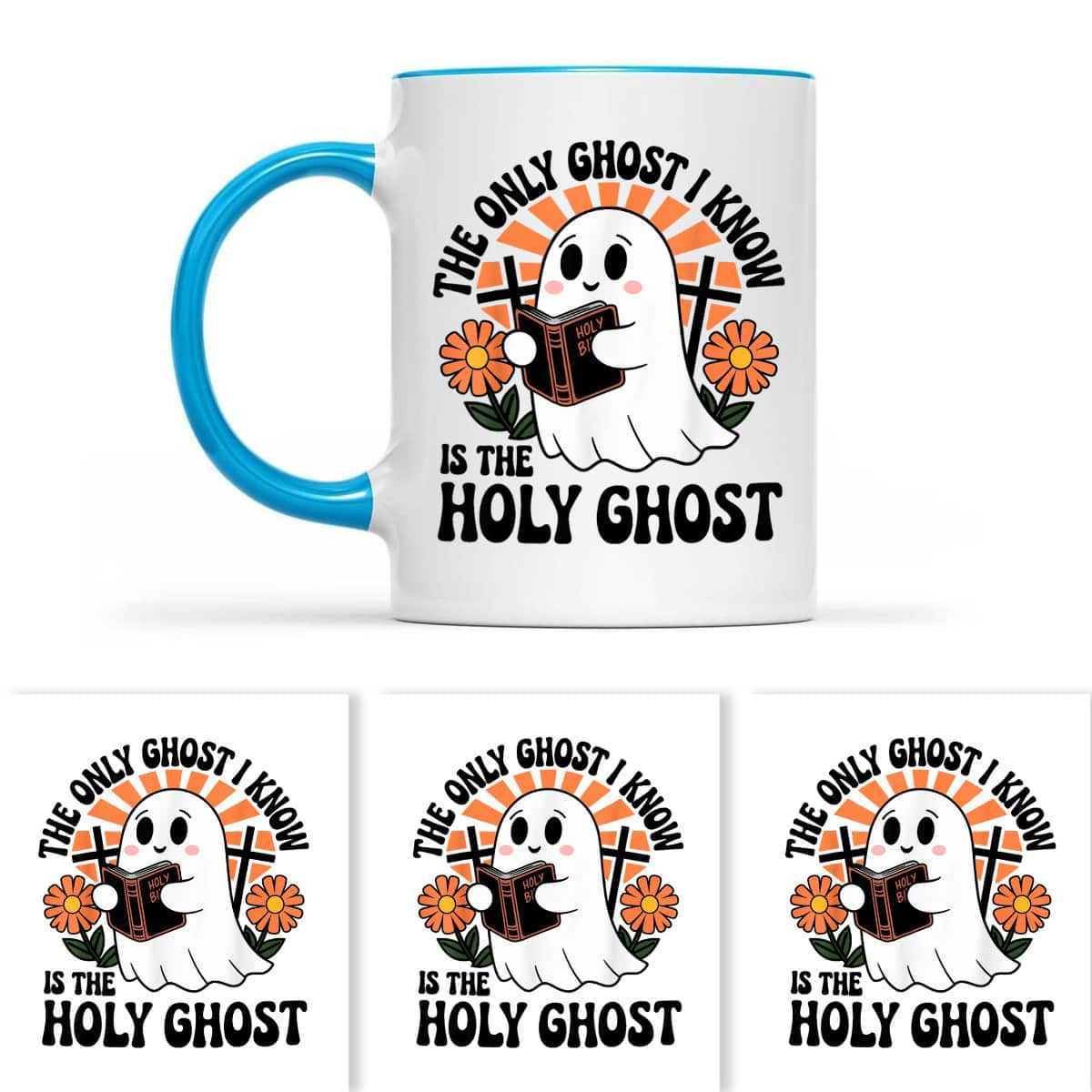 The Only Ghost I Know Is The Holy Ghost Halloween Boo Bible T-Shirt The Only Ghost I Know Is The Holy Ghost Halloween Boo Bible T-Shirt