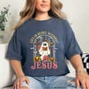 Life Is Scary Without Jesus Ghost Halloween Christian Lover T-Shirt