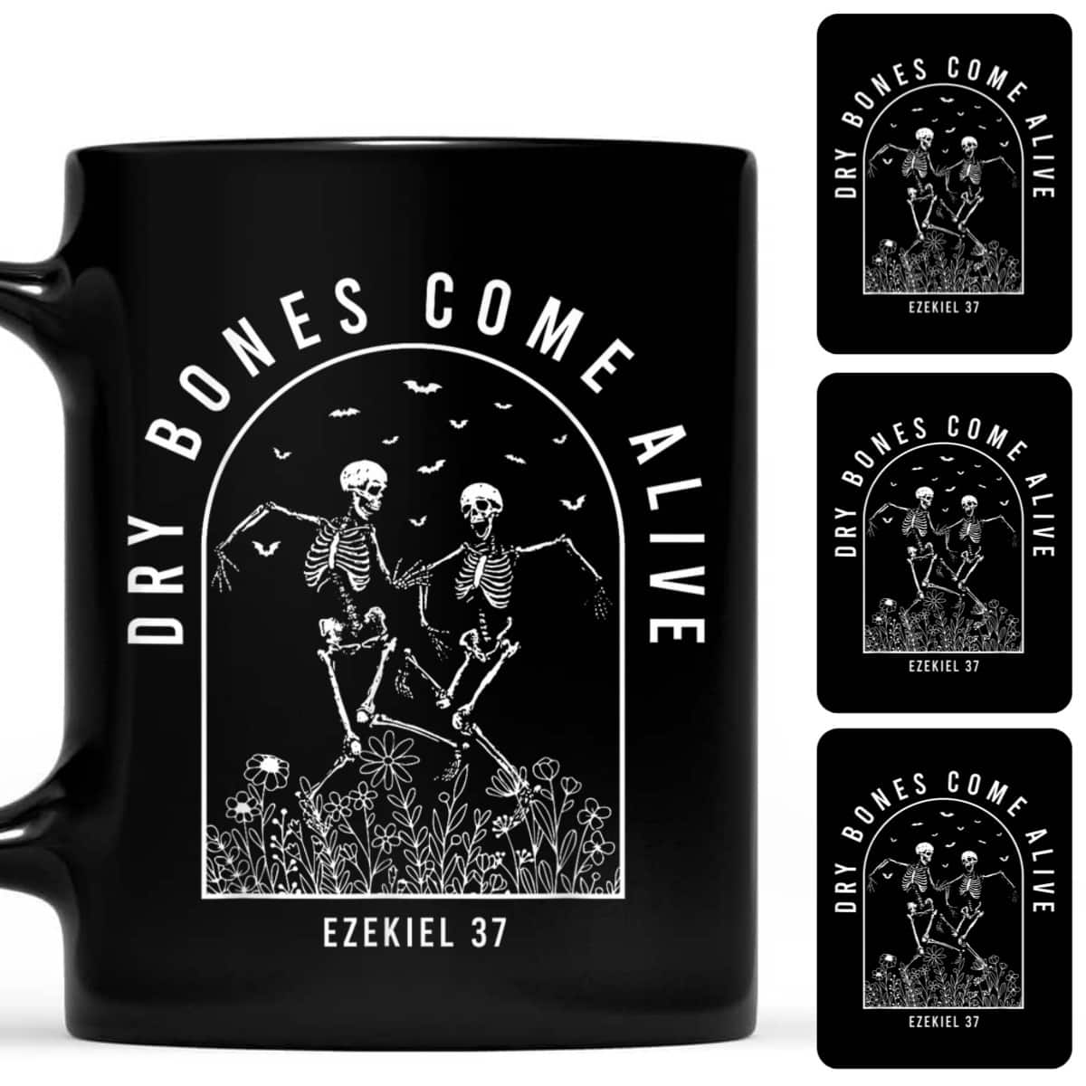 Dancing Skeleton Dry Bones Come Alive Christian Halloween T-Shirt Dancing Skeleton Dry Bones Come Alive Christian Halloween T-Shirt