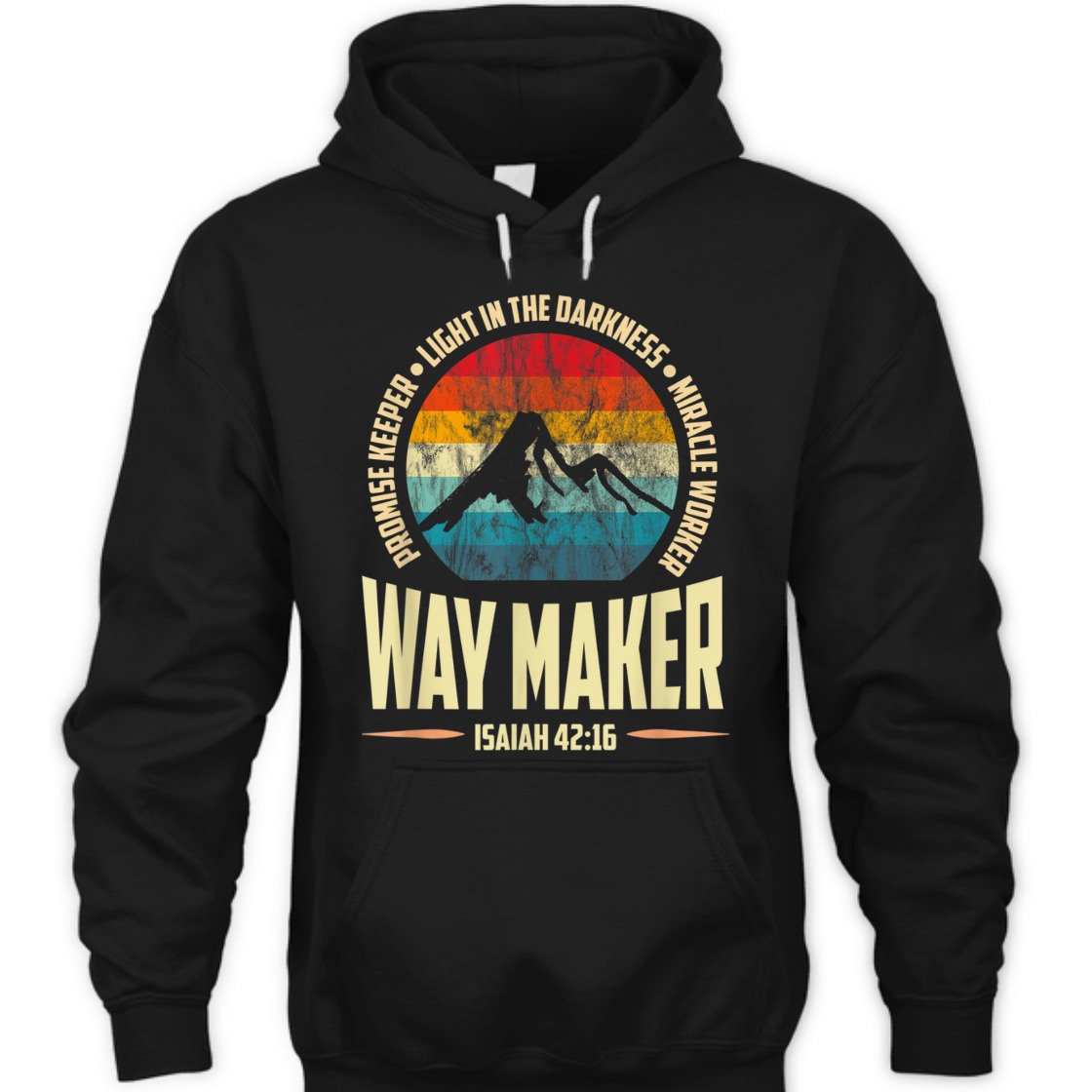 Vintage Waymaker Promise Keeper Miracle Worker Isaiah 42:16 T-Shirt Vintage Waymaker Promise Keeper Miracle Worker Isaiah 42:16 T-Shirt