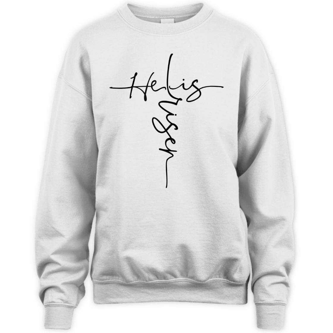 He Is Risen Easter Day Cross Perfect Christian T-Shirt For Believers He Is Risen Easter Day Cross Perfect Christian T-Shirt For Believers