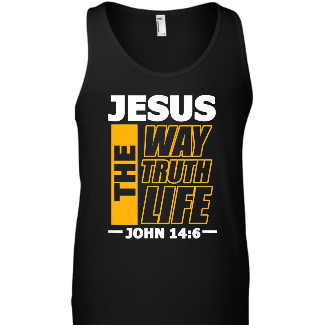 Jesus The Way Truth Life John 14:6 Christian Bible Verse T-Shirt