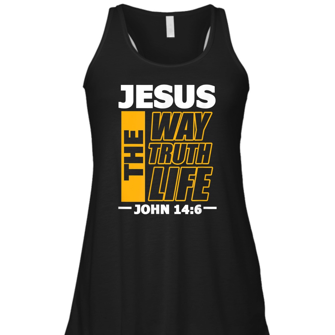 Jesus The Way Truth Life John 14:6 Christian Bible Verse T-Shirt