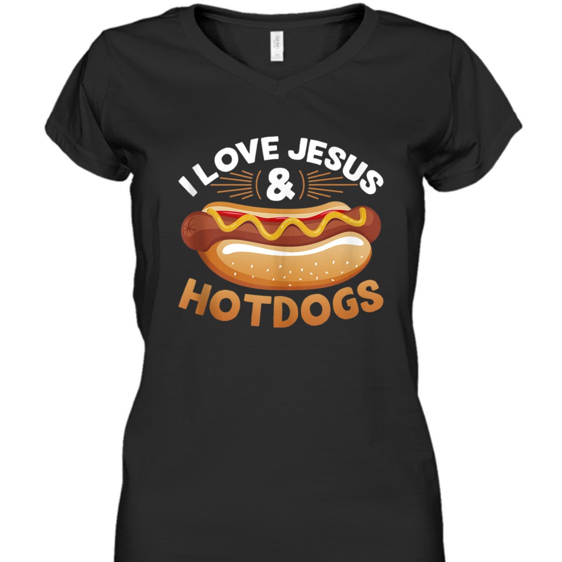 I Love Jesus Hotdogs Funny Christian T-Shirt For Jesus Lovers I Love Jesus Hotdogs Funny Christian T-Shirt For Jesus Lovers