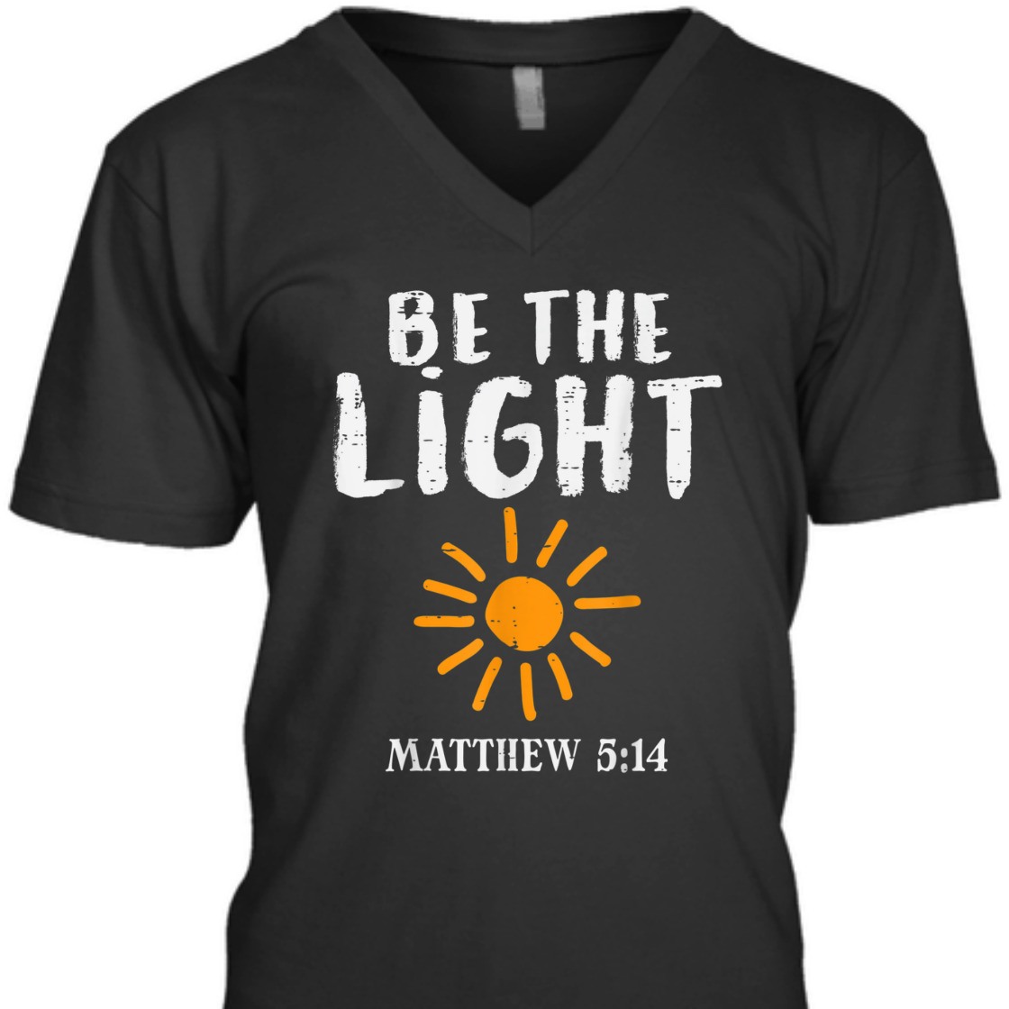 Be The Light Matthew 5:14 Christians Religious Gift T-Shirt