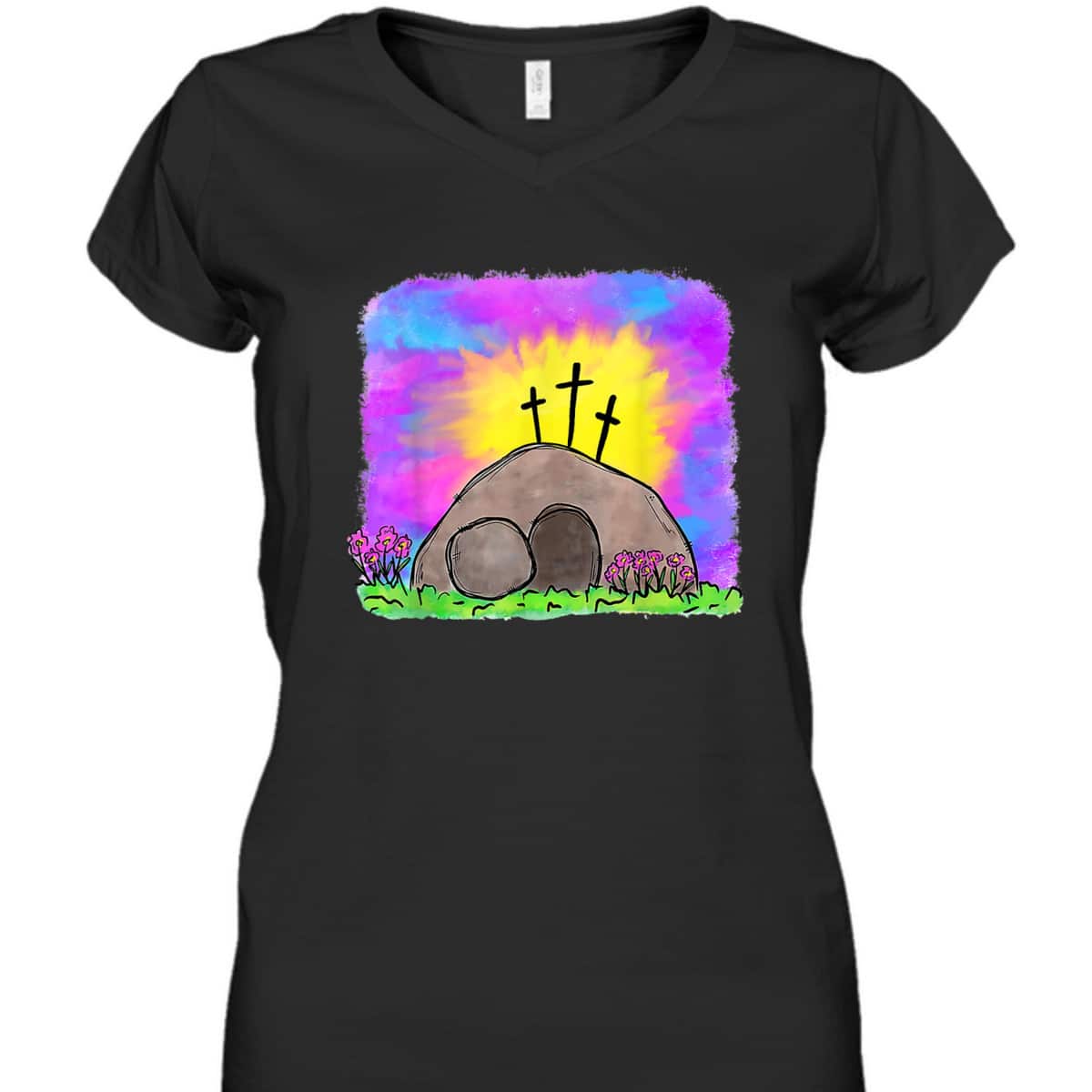 Tie Dye Jesus Cross Christian Easter Day Religious T-Shirt Tie Dye Jesus Cross Christian Easter Day Religious T-Shirt