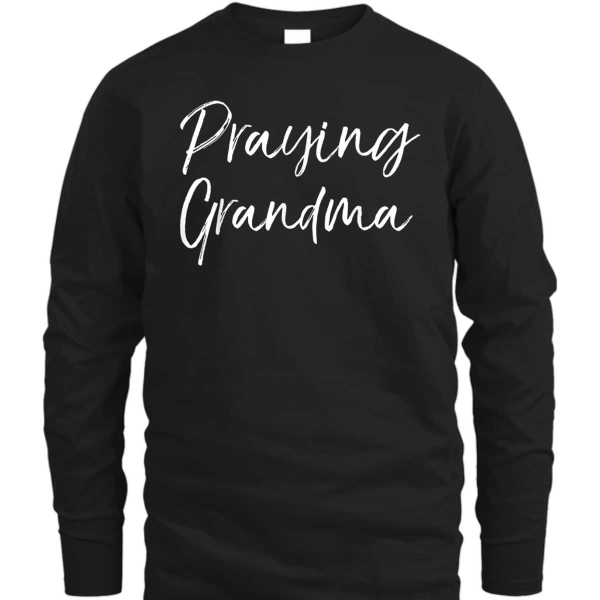 Prayer Warrior Praying Grandma T-Shirt Mother's Day Gift Prayer Warrior Praying Grandma T-Shirt Mother's Day Gift