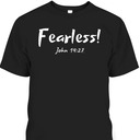 Christian Inspirational Bible Verse T-Shirt John 14:27 Fearless