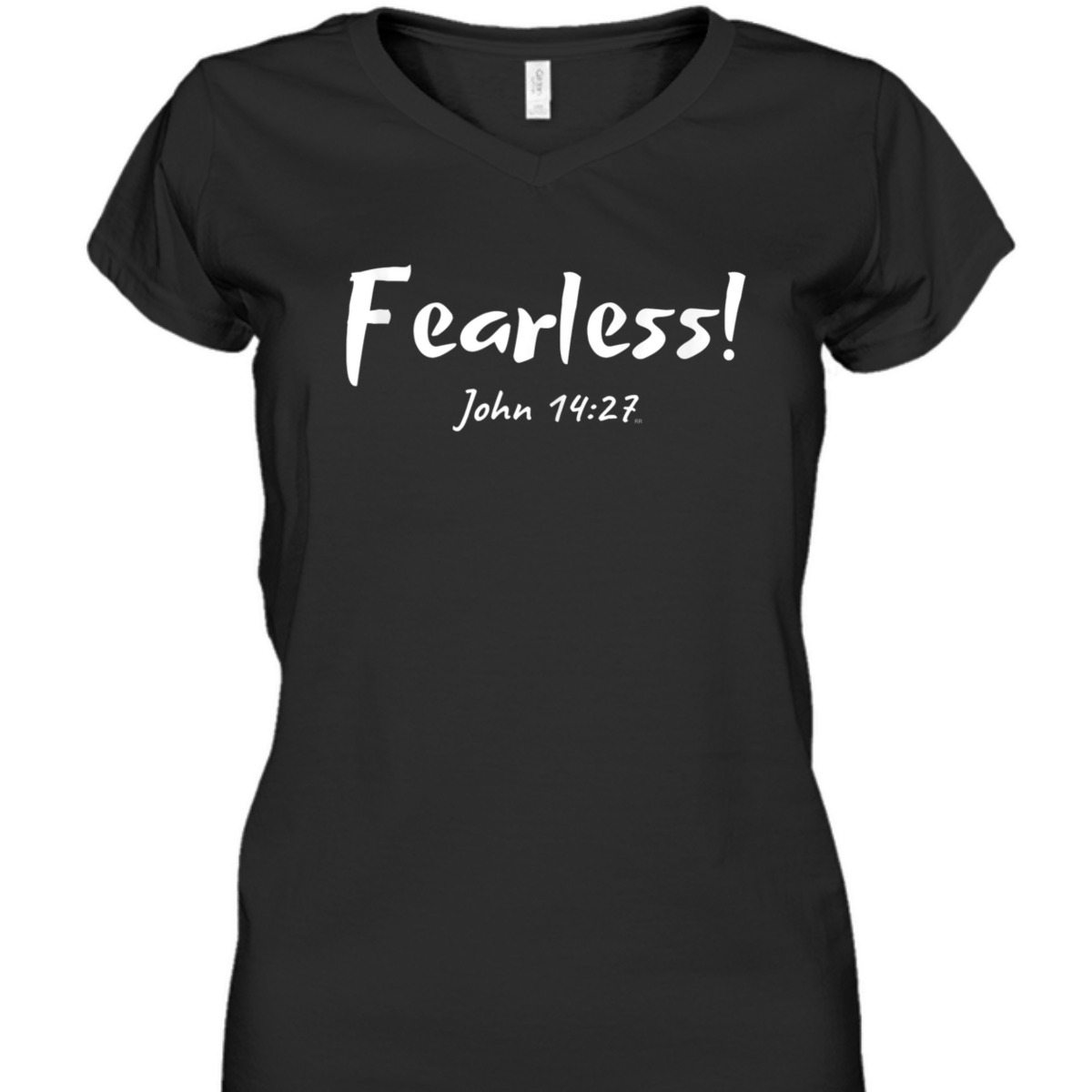Christian Inspirational Bible Verse T-Shirt John 14:27 Fearless