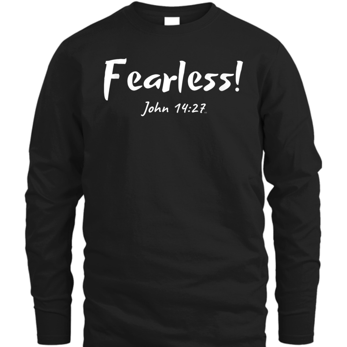 Christian Inspirational Bible Verse T-Shirt John 14:27 Fearless
