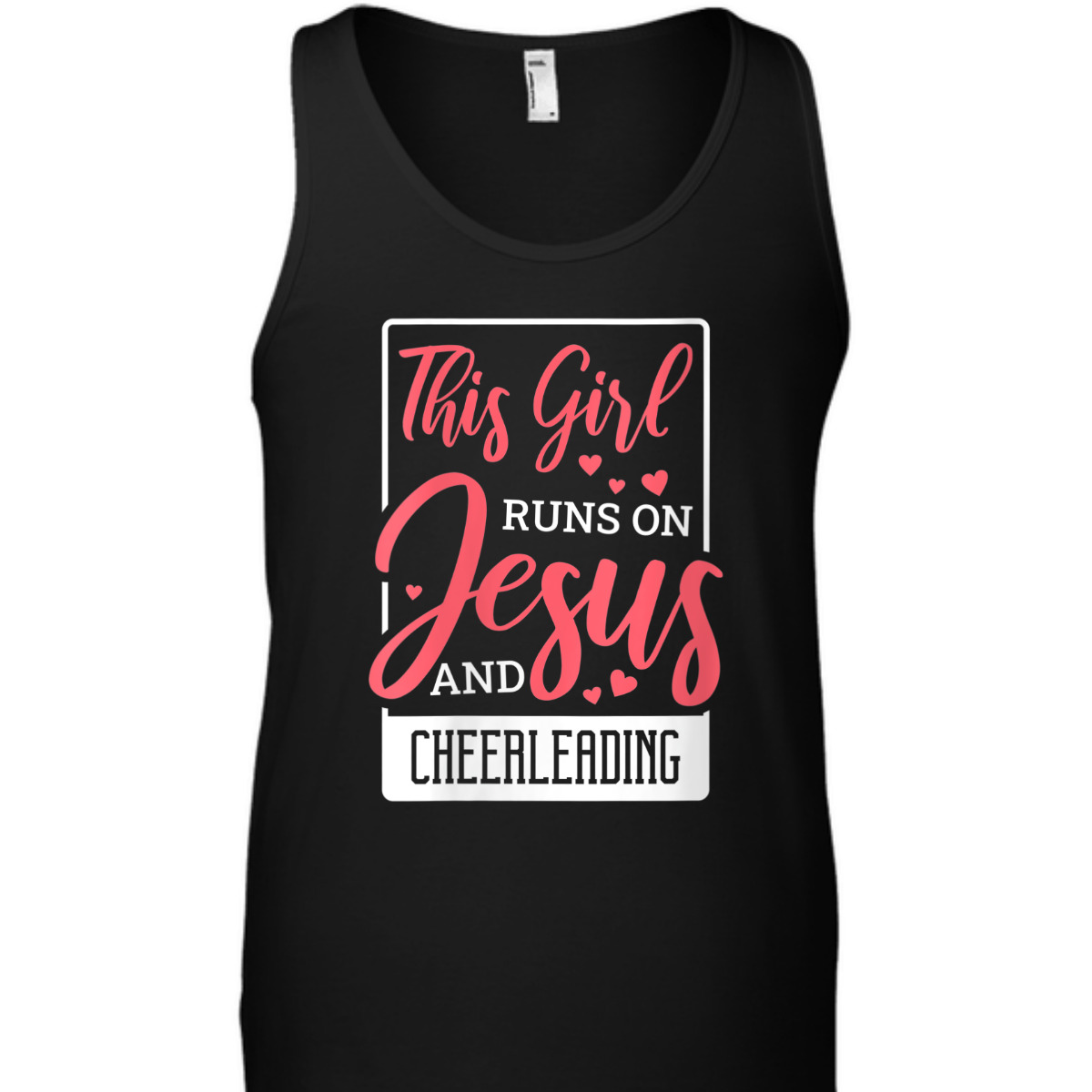 This Girl Runs On Jesus And Cheerleading Christian Cheerleader T-Shirt This Girl Runs On Jesus And Cheerleading Christian Cheerleader T-Shirt