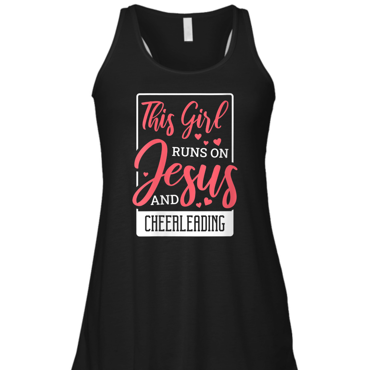 This Girl Runs On Jesus And Cheerleading Christian Cheerleader T-Shirt This Girl Runs On Jesus And Cheerleading Christian Cheerleader T-Shirt