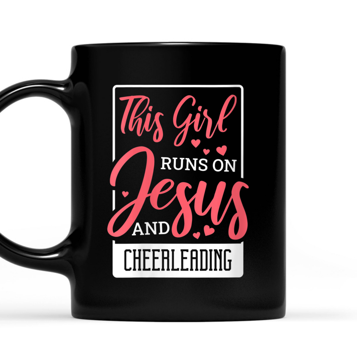 This Girl Runs On Jesus And Cheerleading Christian Cheerleader T-Shirt This Girl Runs On Jesus And Cheerleading Christian Cheerleader T-Shirt