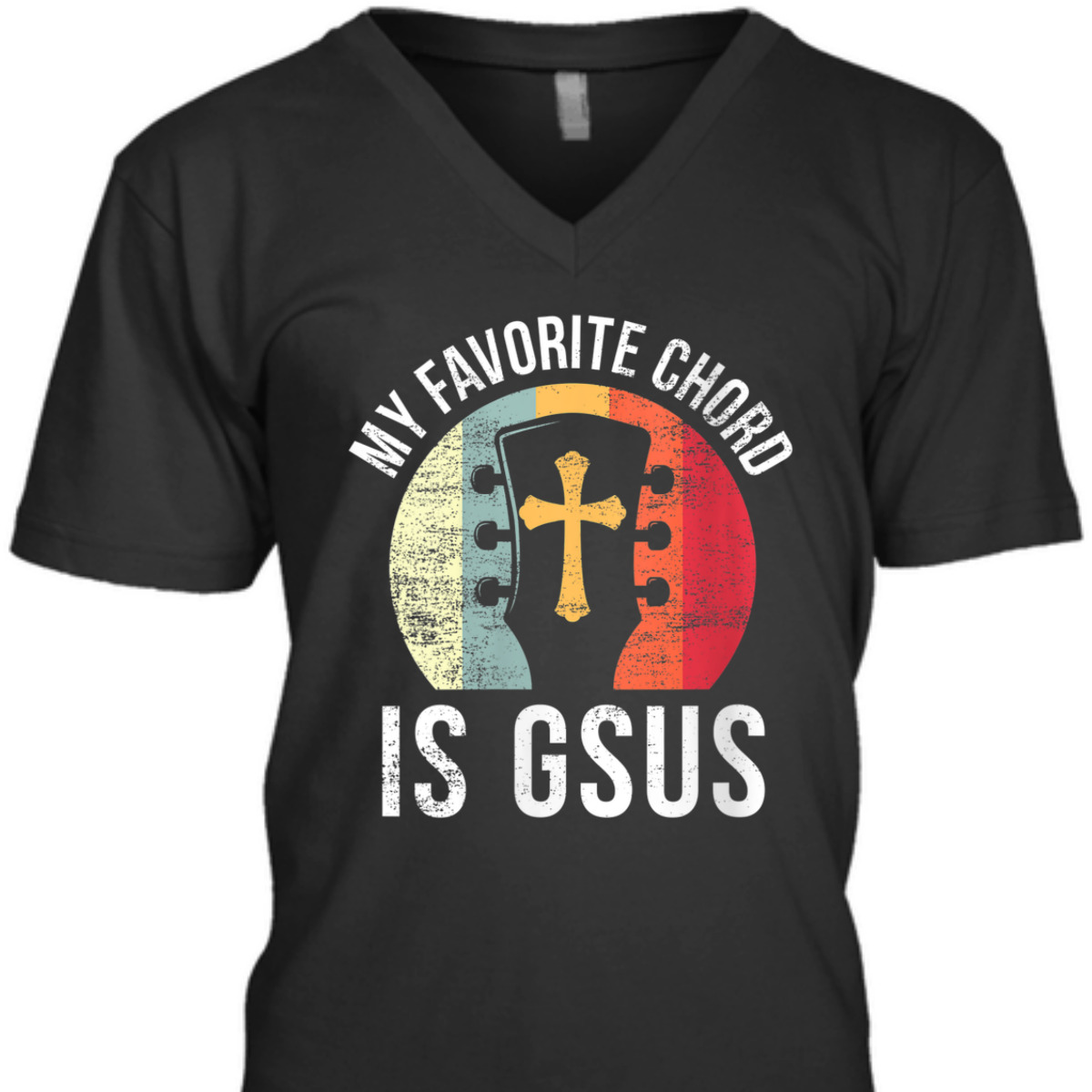 Christian Guitar Player My Favorite Chord Jesus Guitarist T-Shirt