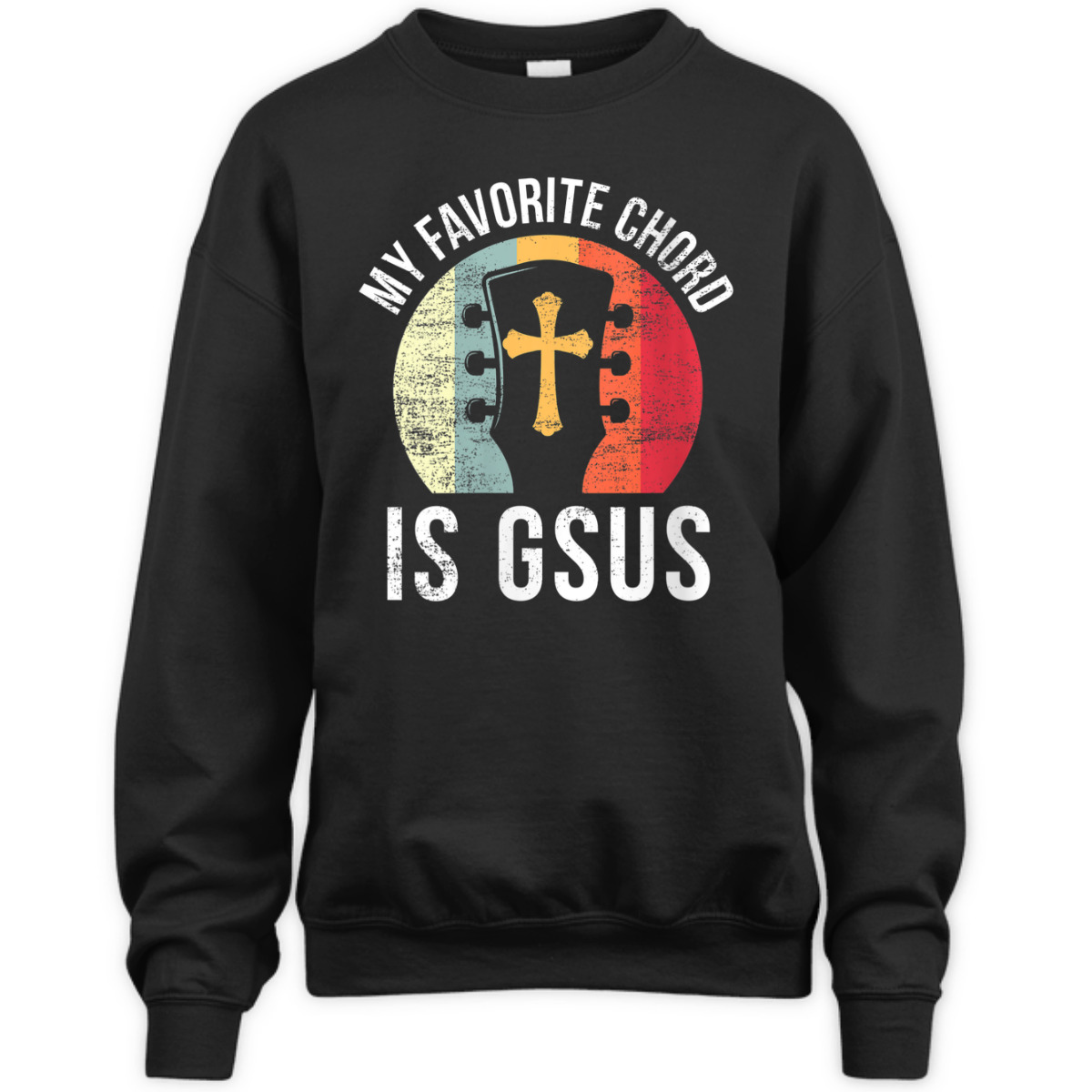Christian Guitar Player My Favorite Chord Jesus Guitarist T-Shirt
