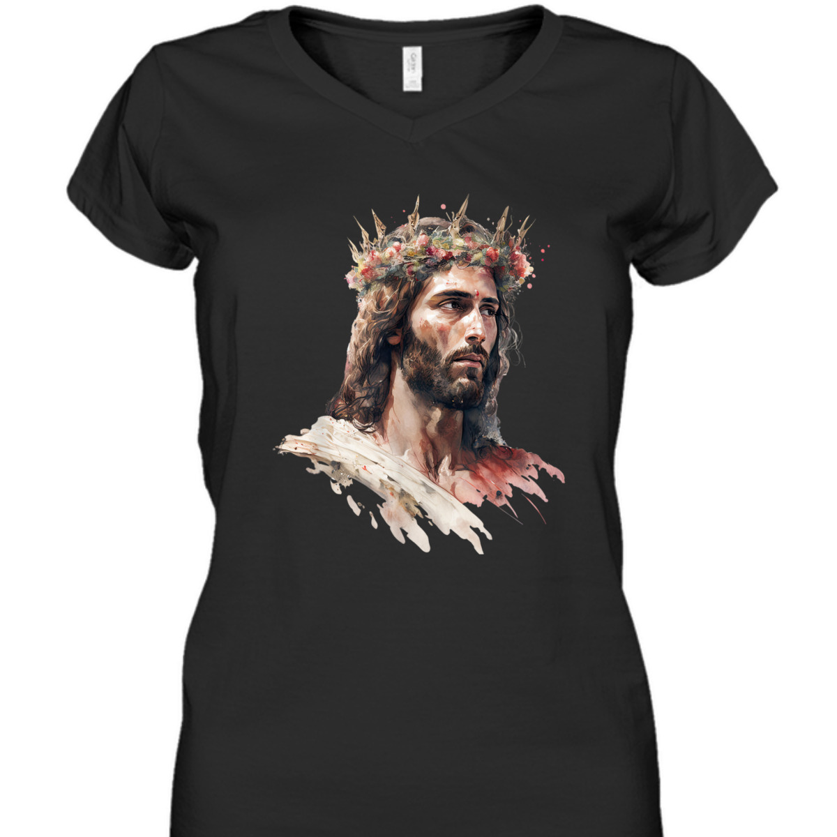 Jesus Is King Of Kings Jesus Floral Crown Christian T-Shirt For Jesus Lovers Jesus Is King Of Kings Jesus Floral Crown Christian T-Shirt For Jesus Lovers