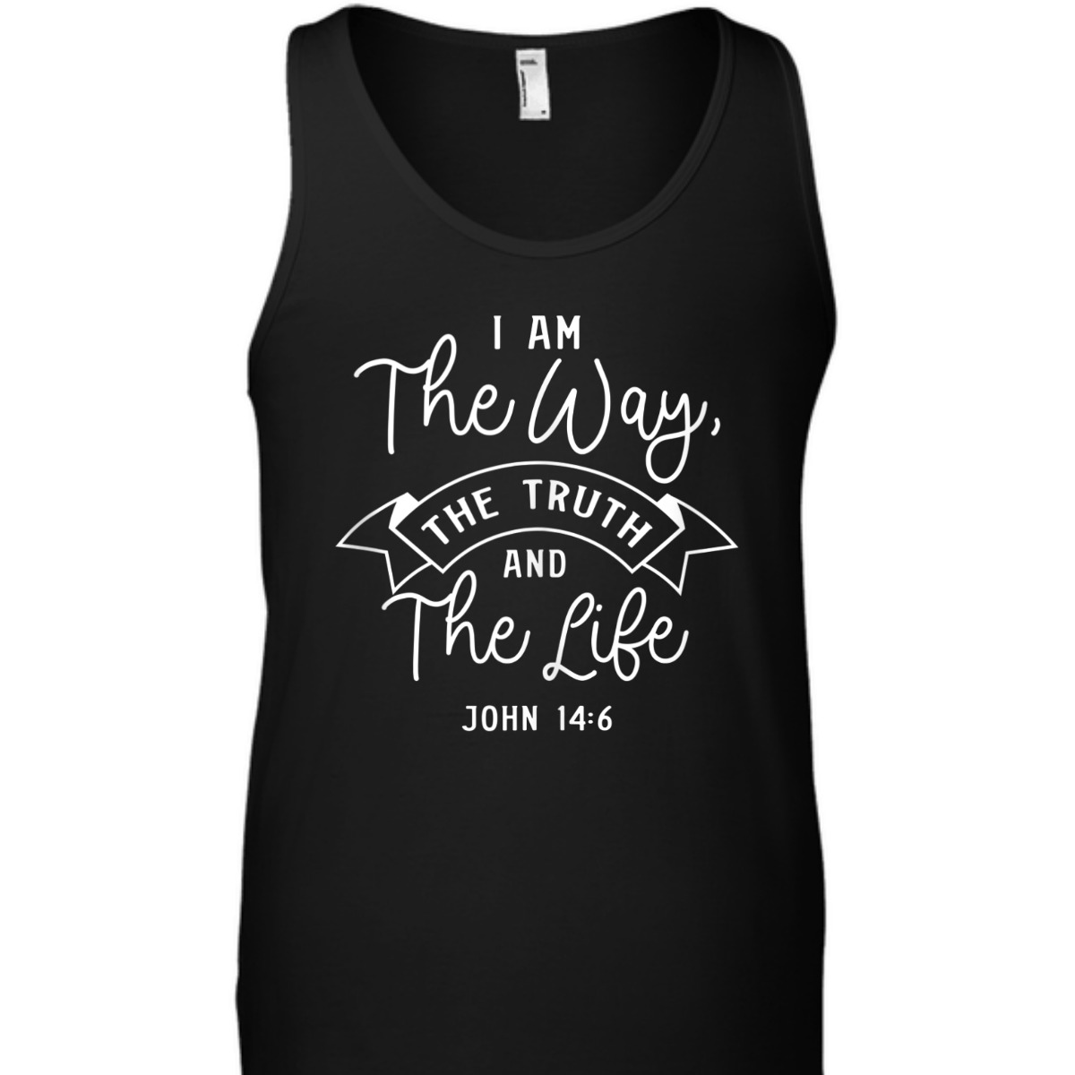 Bible Verse T-Shirt John 14:6 Jesus Is The Way The Truth And The Life Bible Verse T-Shirt John 14:6 Jesus Is The Way The Truth And The Life