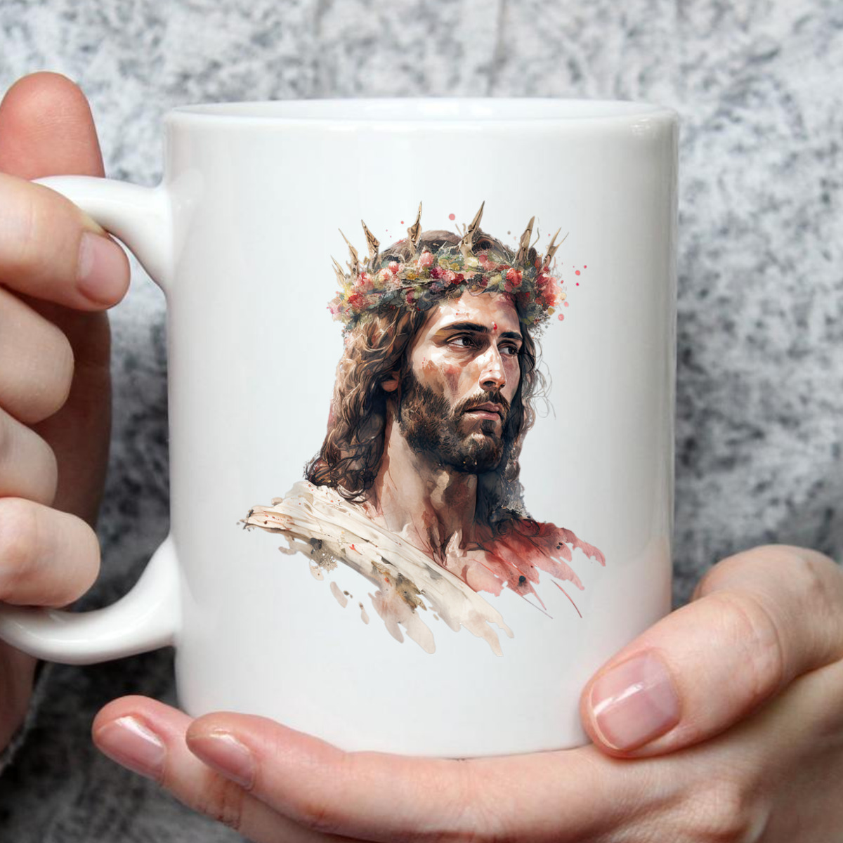 Jesus Is King Of Kings Jesus Floral Crown Christian T-Shirt For Jesus Lovers