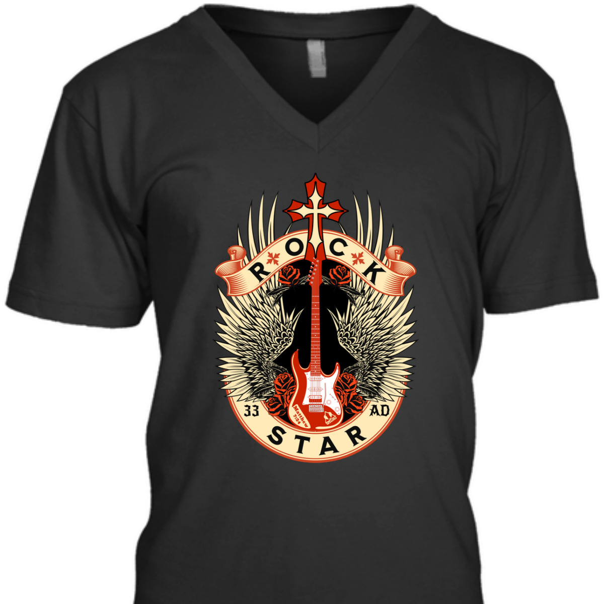 Jesus Is My Rock My Salvation And My Star Since 33 AD T-Shirt Jesus Is My Rock My Salvation And My Star Since 33 AD T-Shirt