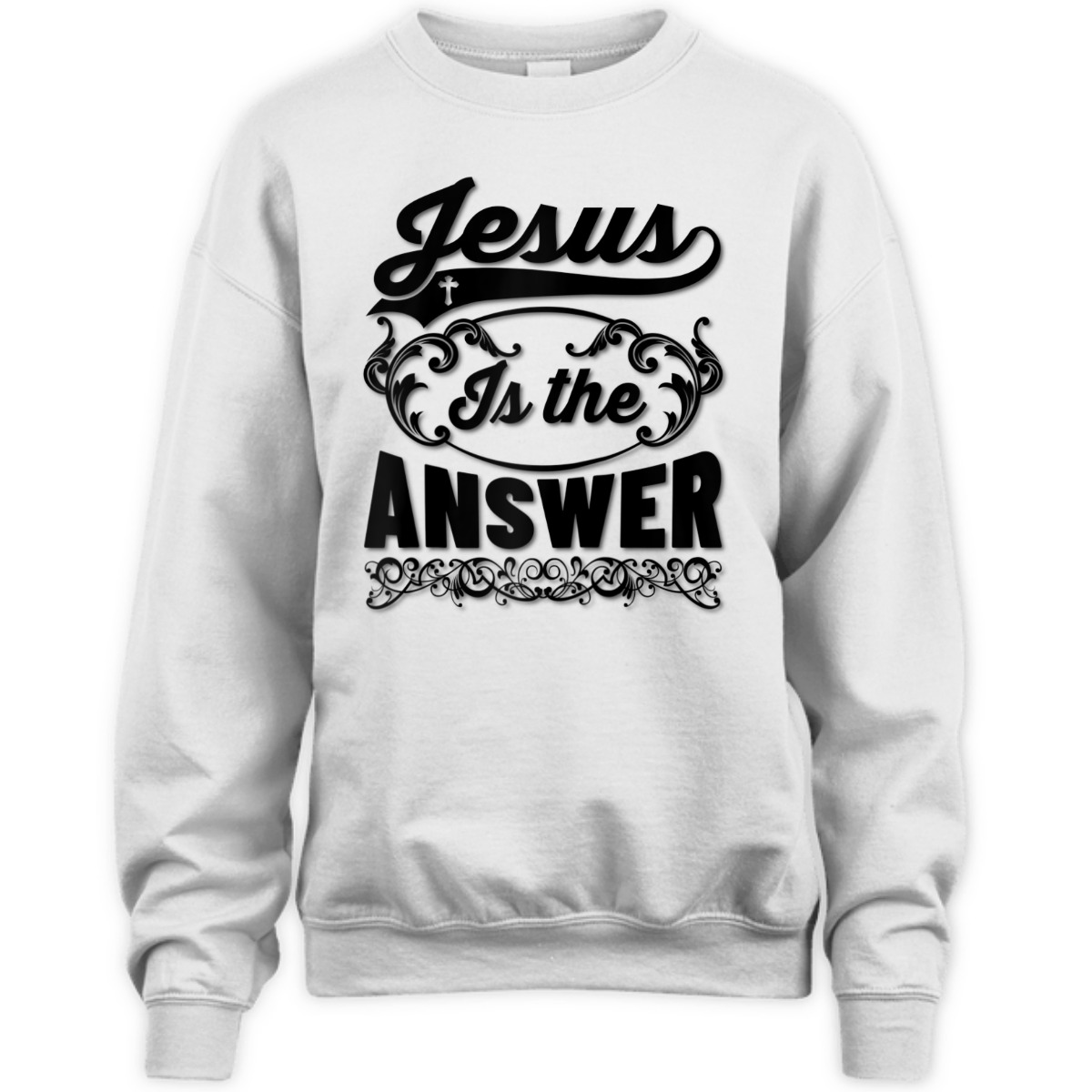 Jesus Is The Answer T-Shirt Christian Religious Gift For Jesus Lovers