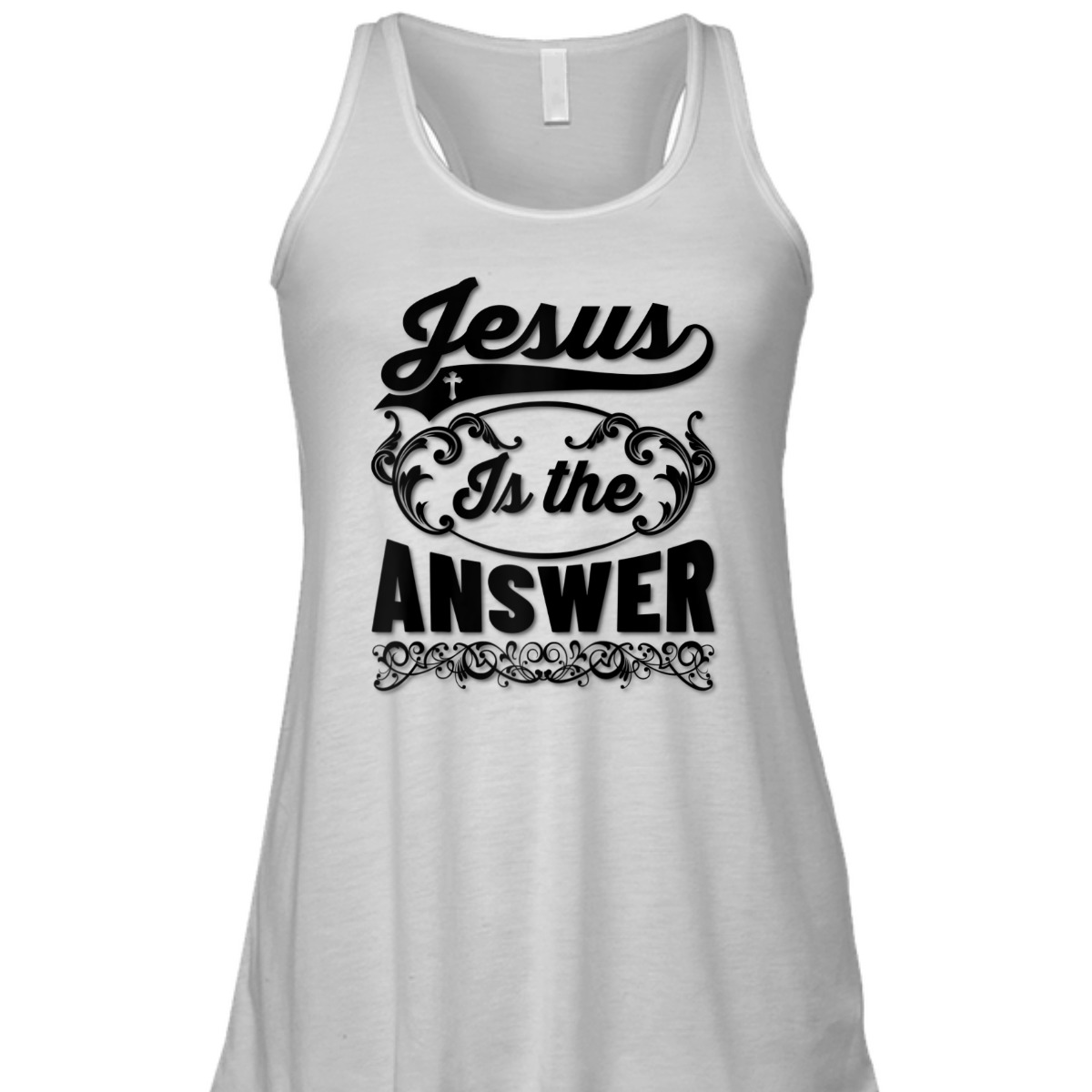 Jesus Is The Answer T-Shirt Christian Religious Gift For Jesus Lovers