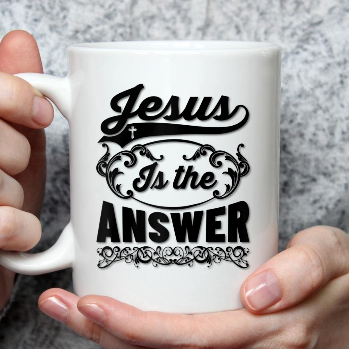 Jesus Is The Answer T-Shirt Christian Religious Gift For Jesus Lovers