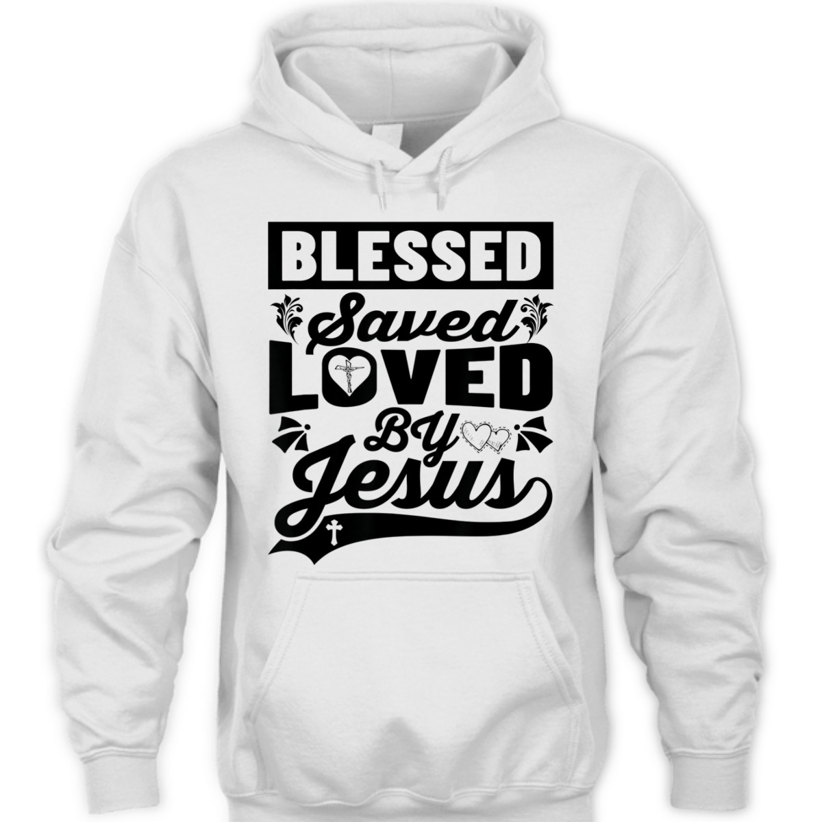 Blessed Saved Loved By Jesus T-Shirt My Superhero Is Jesus