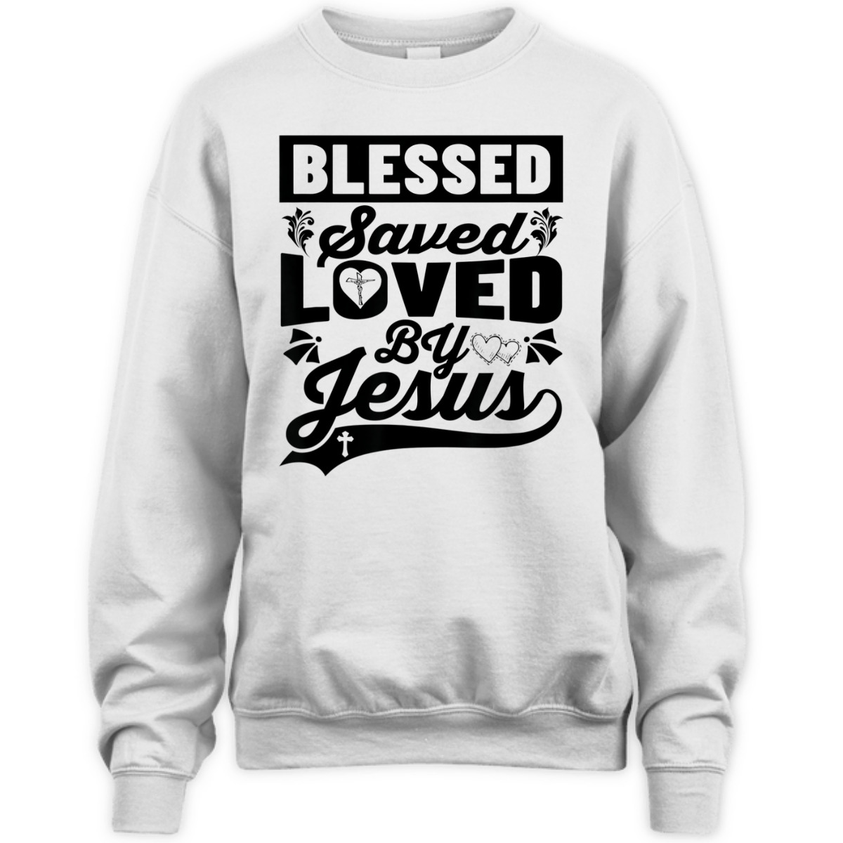 Blessed Saved Loved By Jesus T-Shirt My Superhero Is Jesus